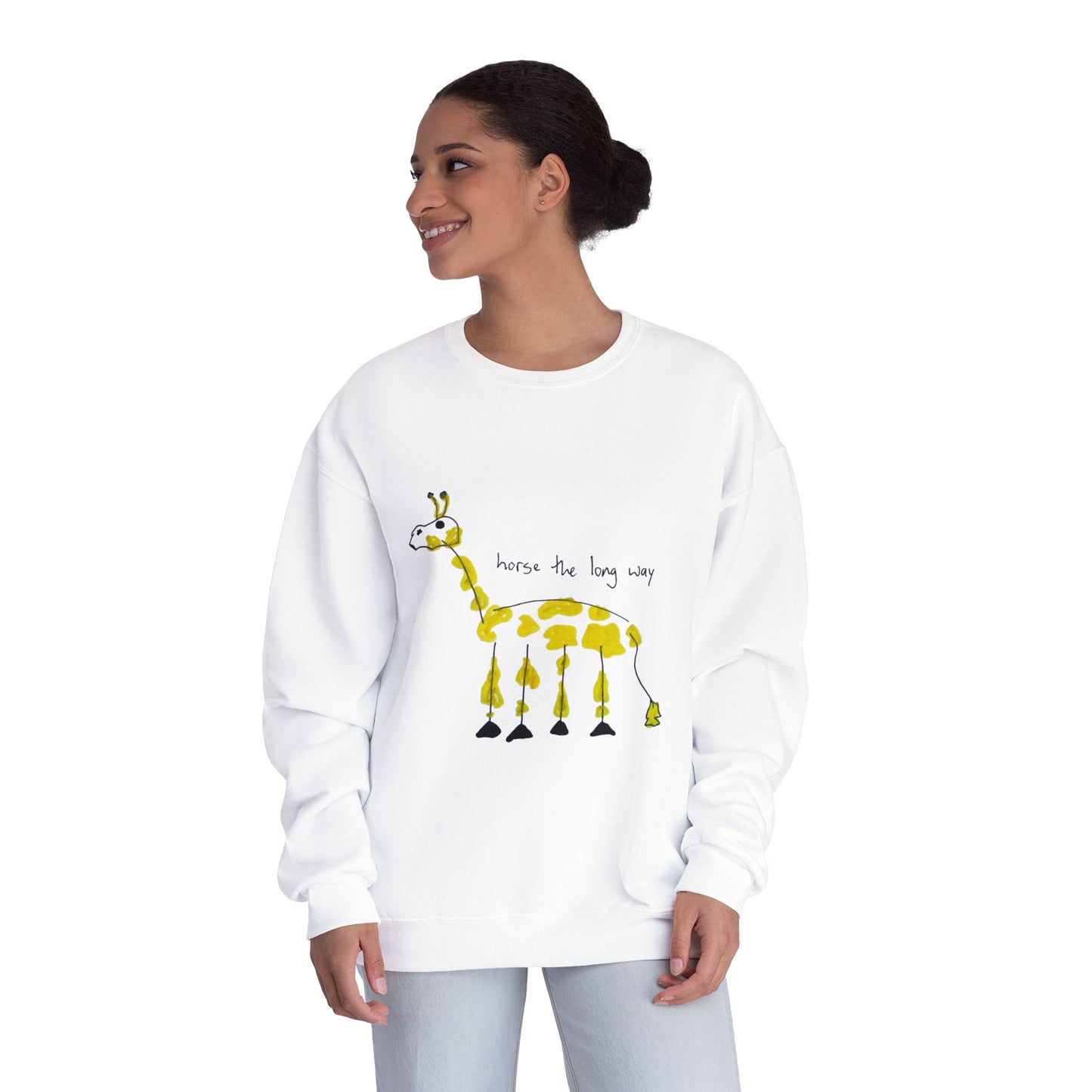 "Horse the Long Way —  Crewneck Sweatshirt