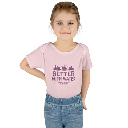 "Better With Water" Infant Bodysuit  Onesie