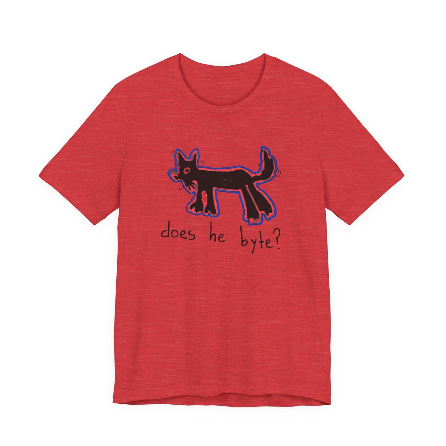 “Does He Byte?”  — Graphic Tee