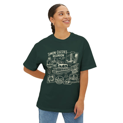 "Cuzzie Reunion" Unisex Oversized Boxy Tee
