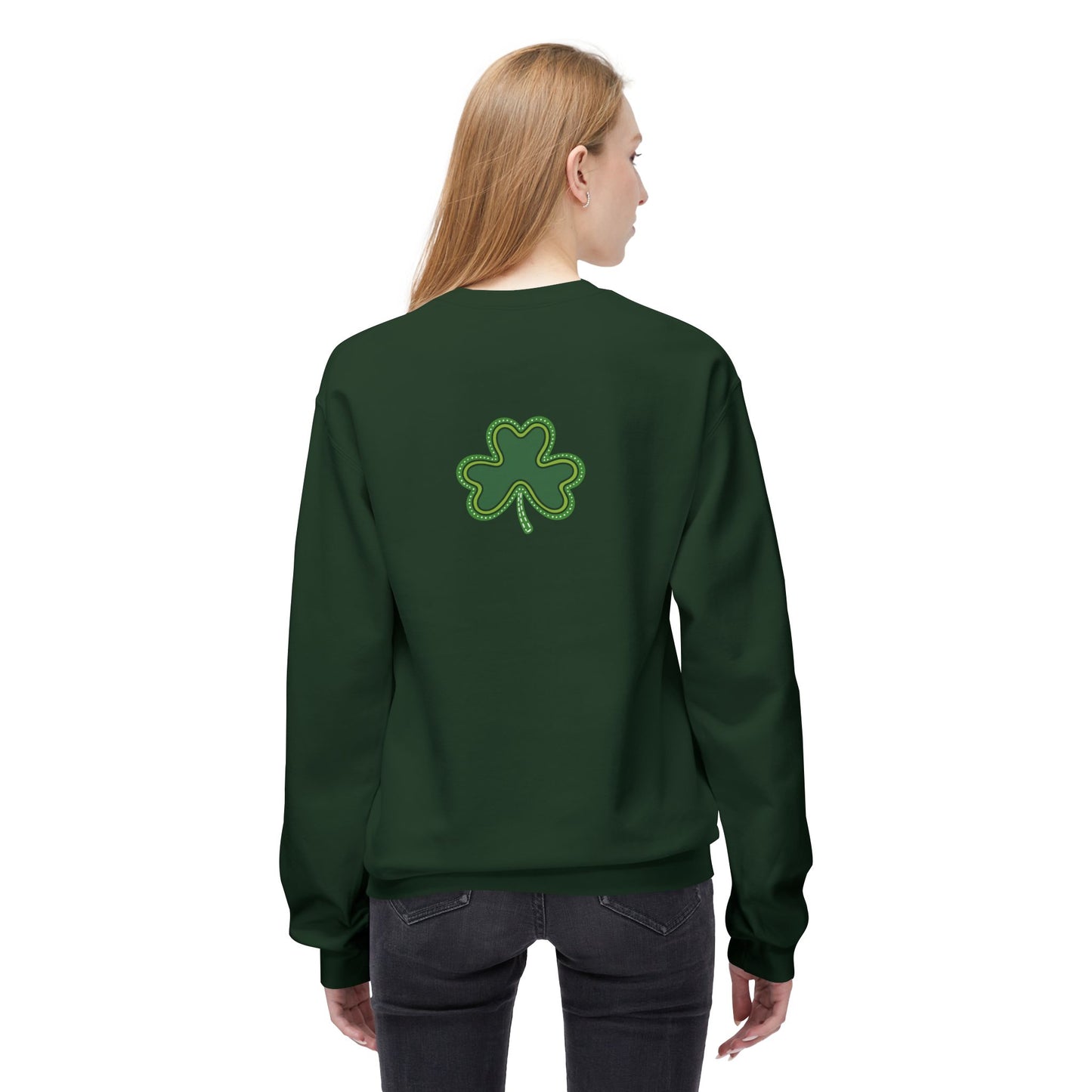 St. Patrick’s Day Sweatshirt | "Green Boho Rainbow" Crewneck | St. Patrick’s Day Apparel