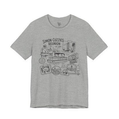 "Cuzzie Reunion" Unisex Jersey Short Sleeve Tee