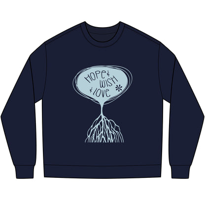 "Hope & Wish & Love" Bella + Canava Long Sleeve Tee