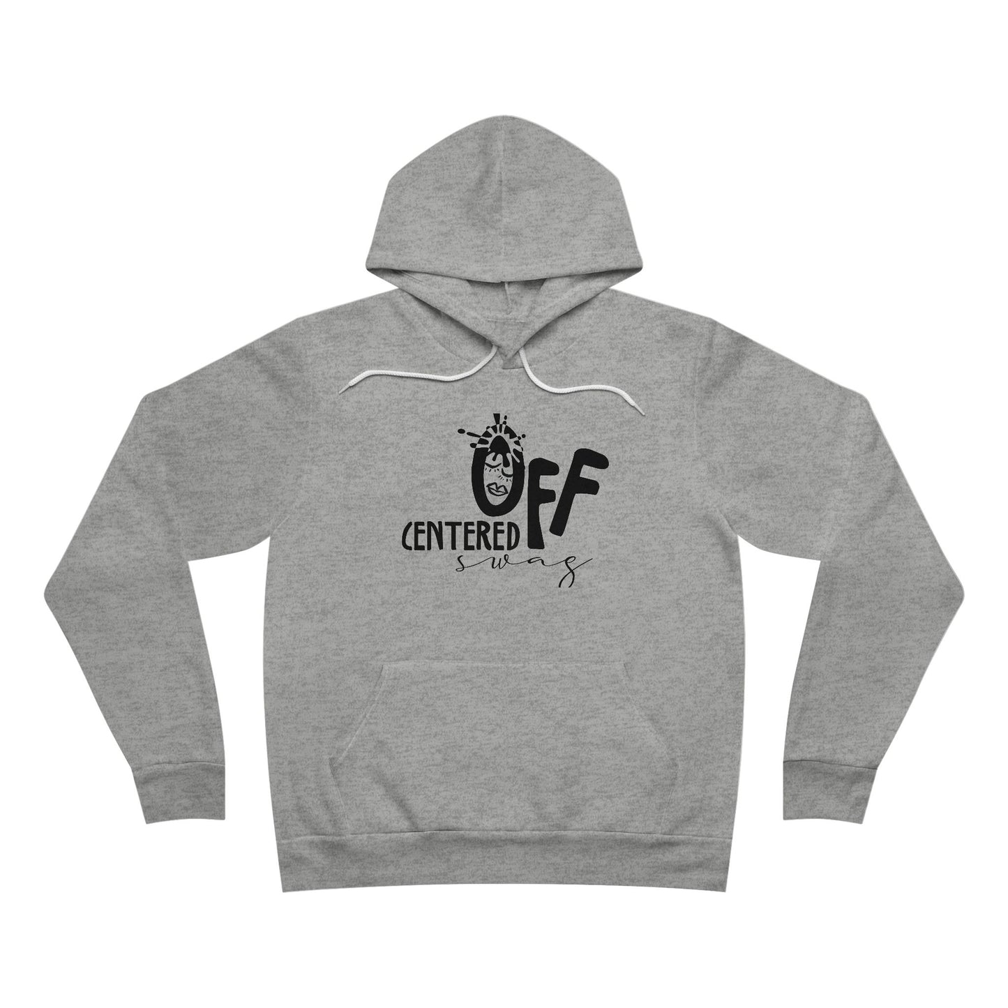 Centered Off logo hoodie | Pullover Hoodie, minimalist typography sweatshirt (py)