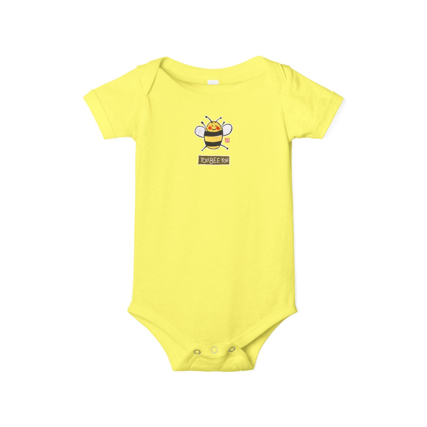 "You Bee You" Graphic Baby Onesie | Bella+Canvas Bodysuit | Self Acceptance Baby Gift