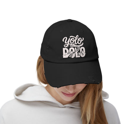 YOLO DOLO – Distressed Baseball Cap