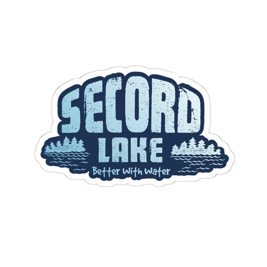 "Secord Lake, Better With Water" Sticker