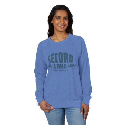 Secord Lake Better with Water — Crewneck Sweatshirt