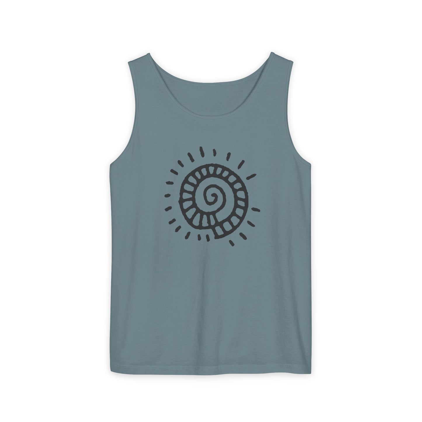 "Spiral Sun"  —  Boho Tank Top