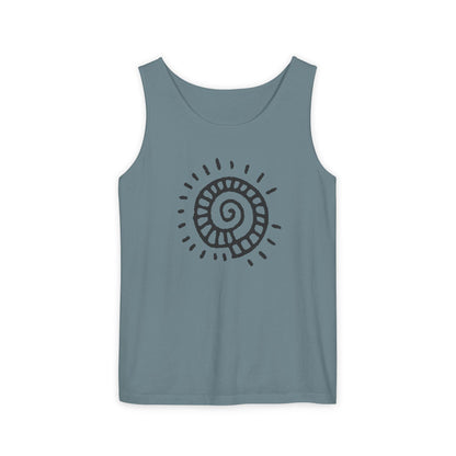 "Spiral Sun"  —  Boho Tank Top