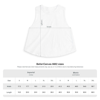 Meaningful Growth Crop Tank | "Small Good Things" Summer Top | Mindful Graphic Muscle Tee