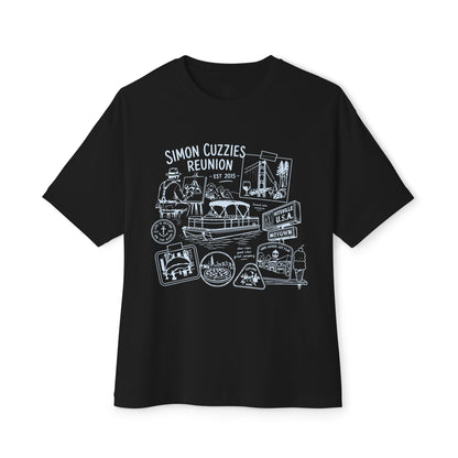 "Cuzzie Reunion" Unisex Oversized Boxy Tee