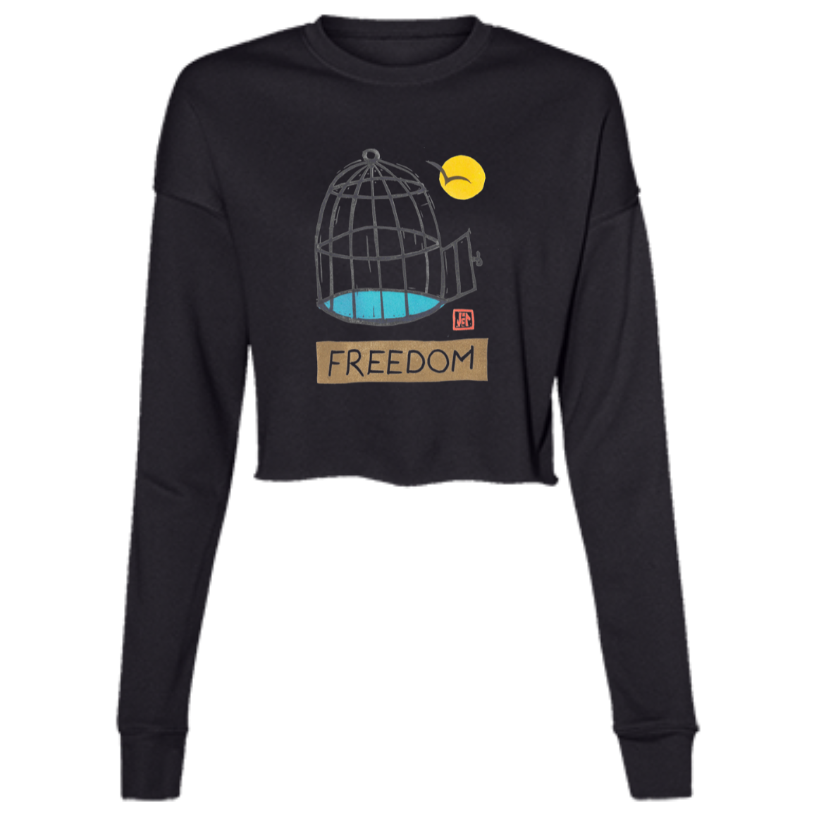 "Freedom" Flight Cropped Fleece