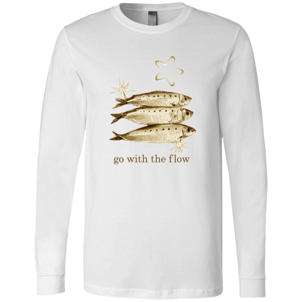 go with the flow t-shirt in white